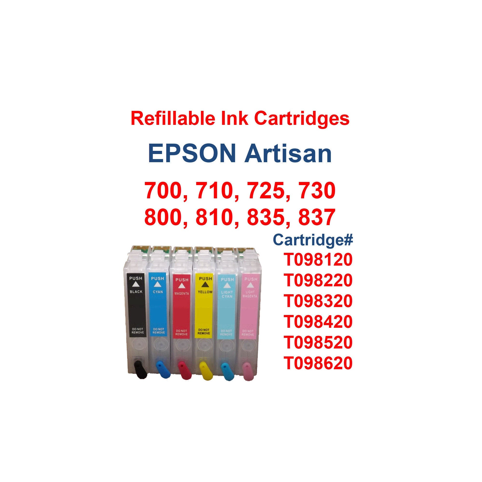 Refillable Ink Cartridges For Epson Artisan 700 710 725 730 800 810 83 Subinkexpress 7639